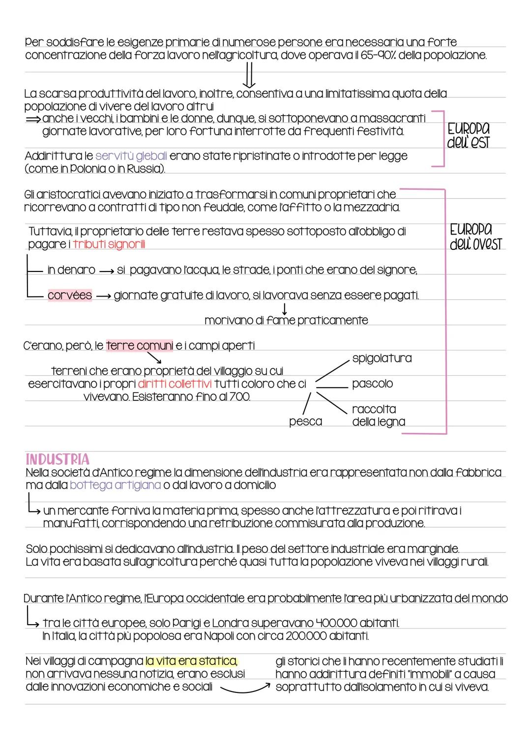 Antico regime
Popolazione
Con l'espressione Antico regime si intende il tipo di società che caratterizzò l'Europa all'incirca
dal XIV al XIX