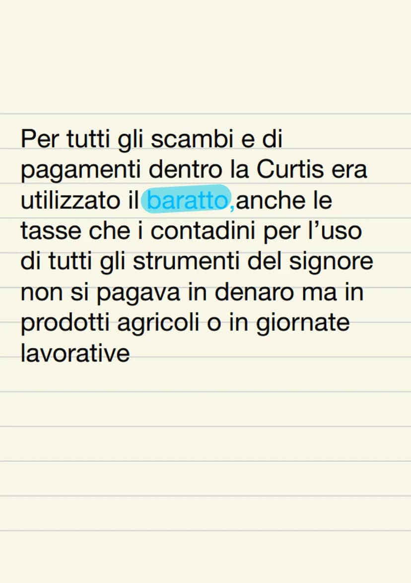 La Cartie
La curtis
Curtis significa corte, la Curtis era
una nuova forma di
organizzazione della proprietà
terriera che si divideva in 2 pa