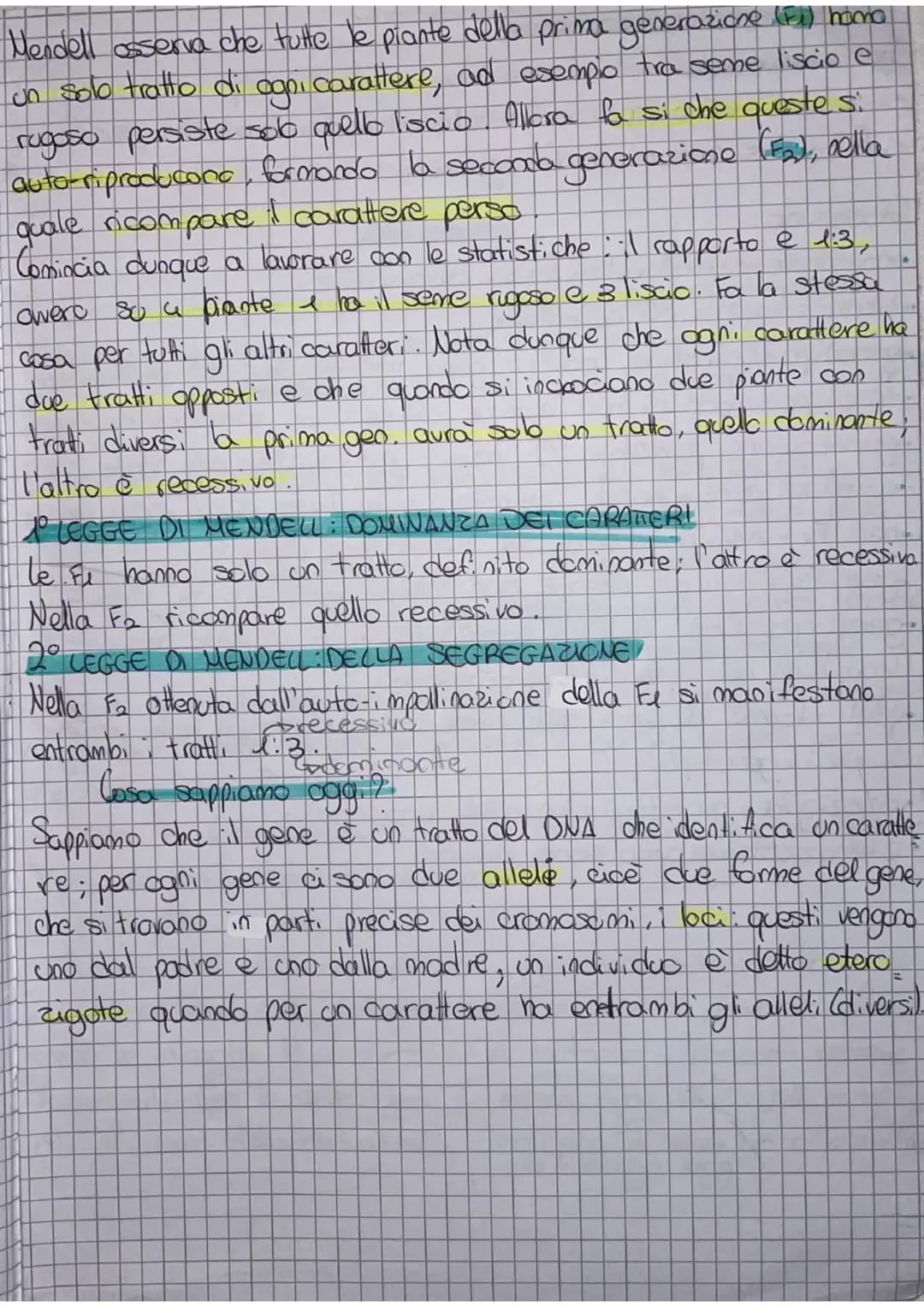 Appunti sulla genetico
la
• genetica è a scienza che studia l'ereditarietà dei caratteri
possing
Nela
ed i meccanismi che famo si che caratt