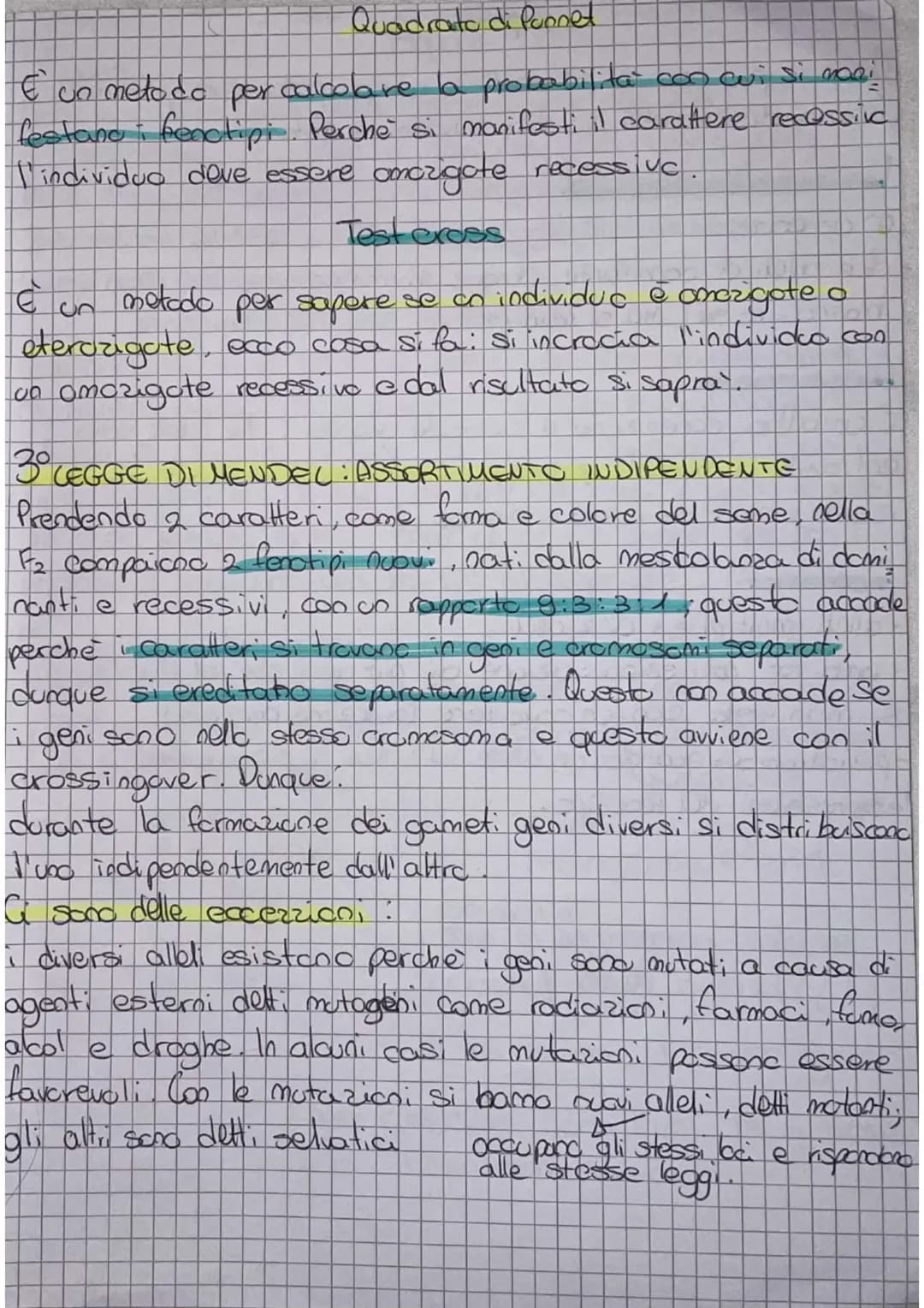 Appunti sulla genetico
la
• genetica è a scienza che studia l'ereditarietà dei caratteri
possing
Nela
ed i meccanismi che famo si che caratt