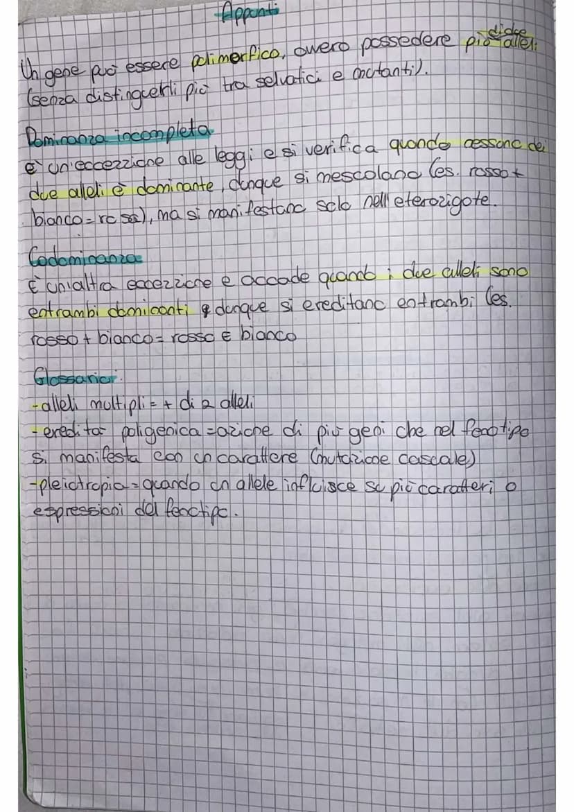 Appunti sulla genetico
la
• genetica è a scienza che studia l'ereditarietà dei caratteri
possing
Nela
ed i meccanismi che famo si che caratt