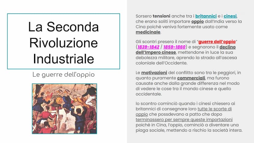 La Seconda
Rivoluzione
Industriale
Intorno al 1870, in tutta Europa, ma soprattutto negli
Stati Uniti ebbe inizio una seconda ondata di
indu