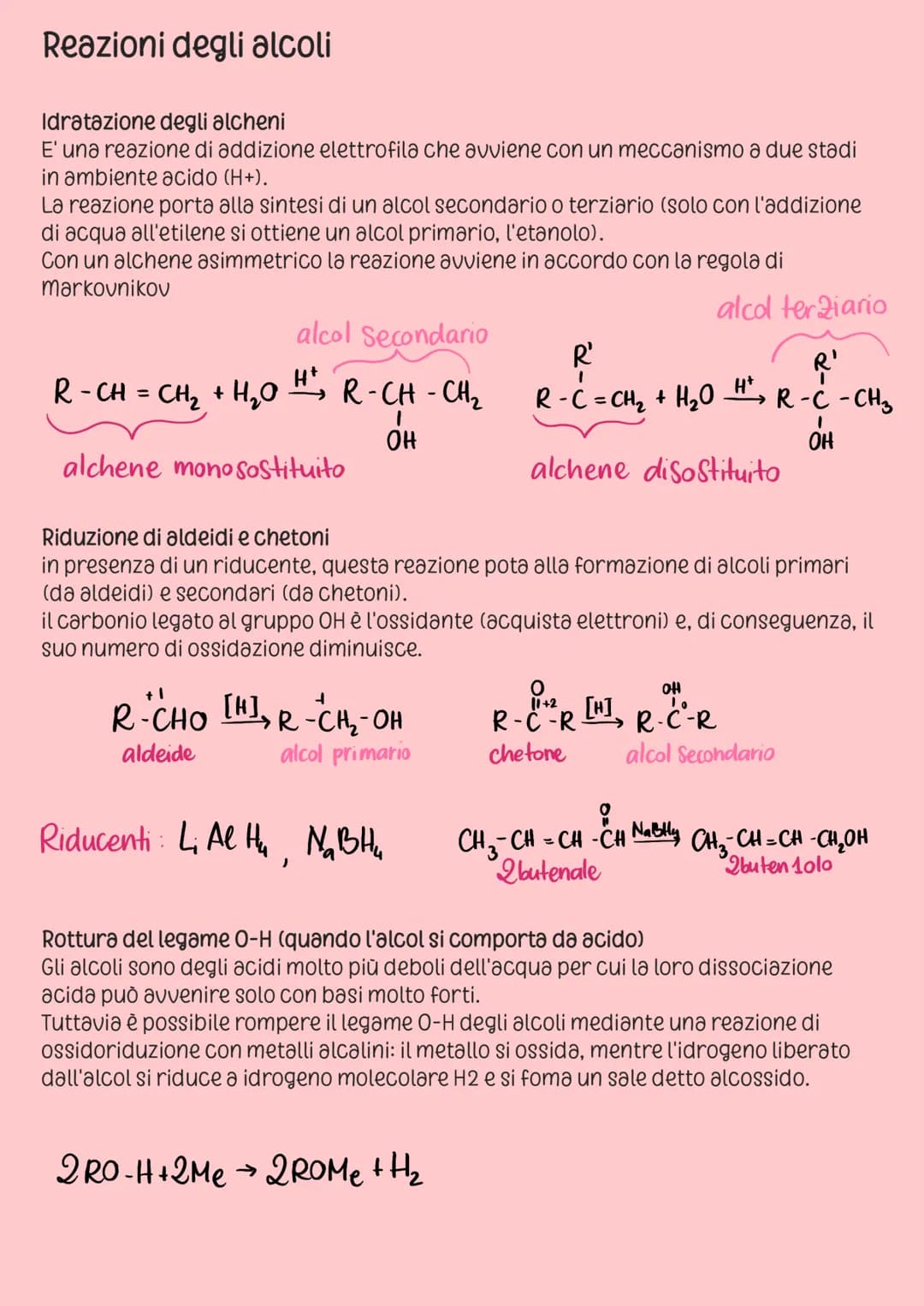 ALCOLI
Gli alcoli sono dei compposti caratterizzati dalla presenza di un gruppo ossidrile OH
legato ad un atomo di carbonio ibridato sp3.
Gl