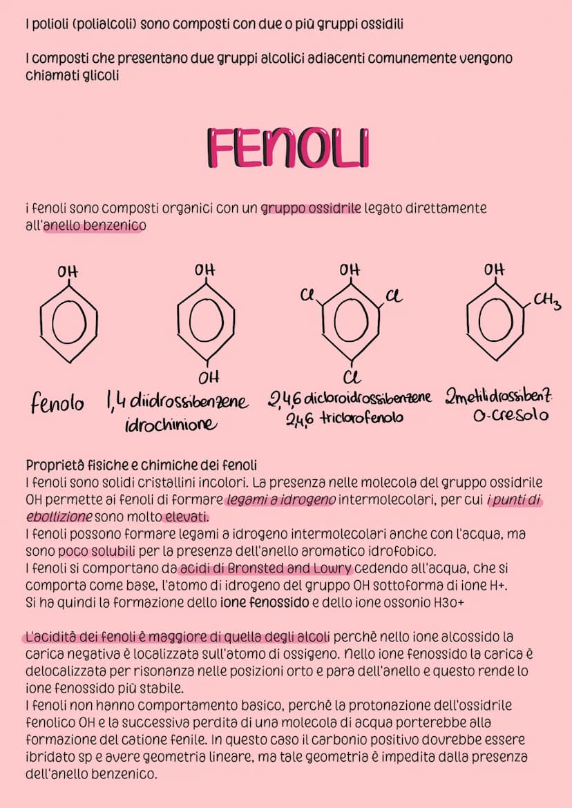 ALCOLI
Gli alcoli sono dei compposti caratterizzati dalla presenza di un gruppo ossidrile OH
legato ad un atomo di carbonio ibridato sp3.
Gl