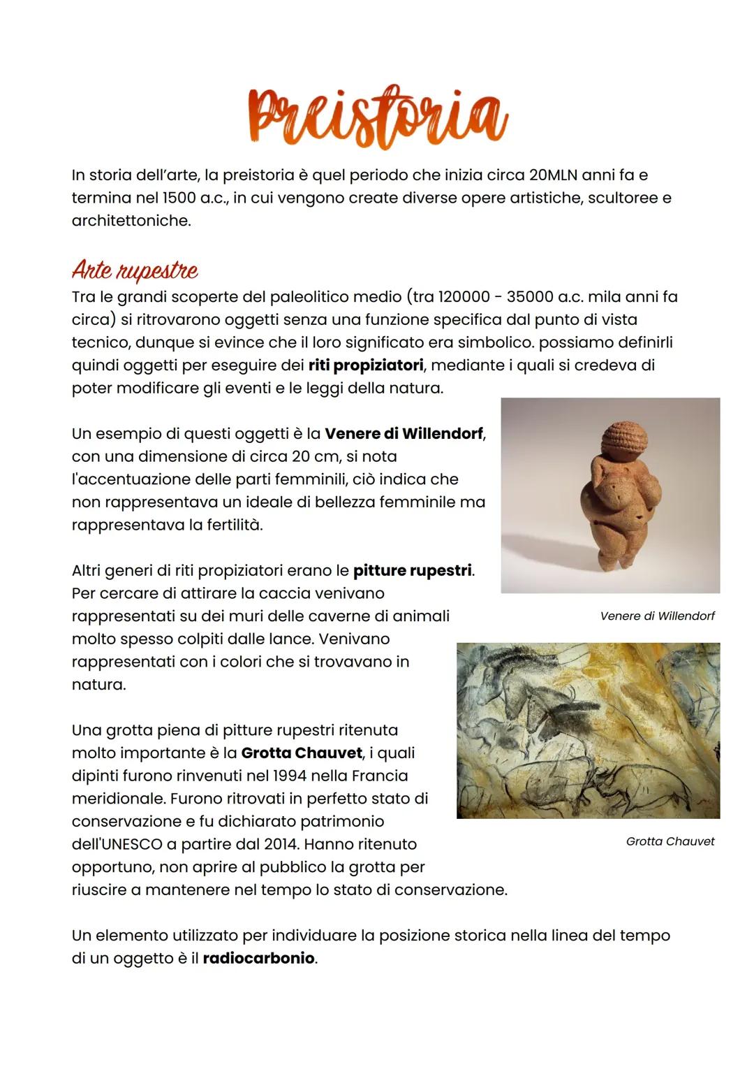 Preistoria - arte e architettura