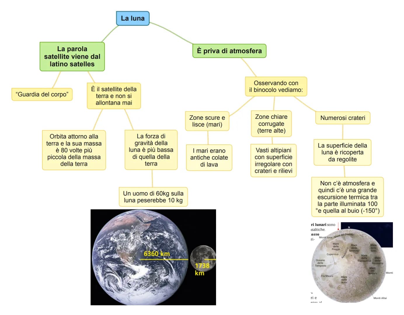 La parola
satellite viene dal
latino satelles
"Guardia del corpo"
La luna
È il satellite della
terra e non si
allontana mai
Orbita attorno a
