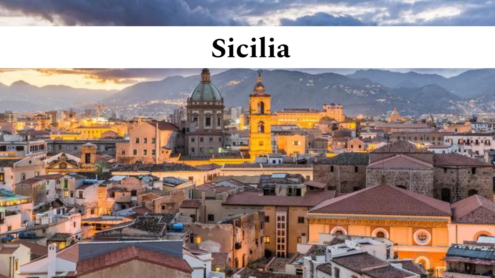 Sicilia
BALLY Aspetto
Fisico
Politica
ELE
Economia
Culture e
Tradizioni
Cibo ASPETTO FISICO
La Sicilia è una regione italiana
autonoma a sta