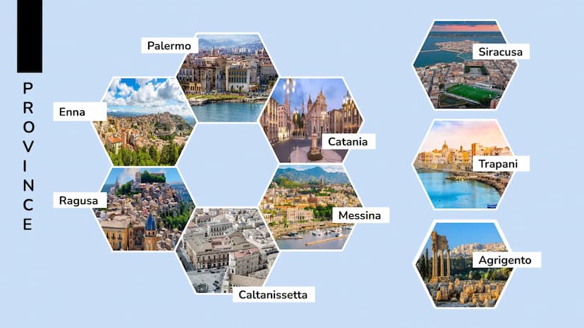 Sicilia
BALLY Aspetto
Fisico
Politica
ELE
Economia
Culture e
Tradizioni
Cibo ASPETTO FISICO
La Sicilia è una regione italiana
autonoma a sta