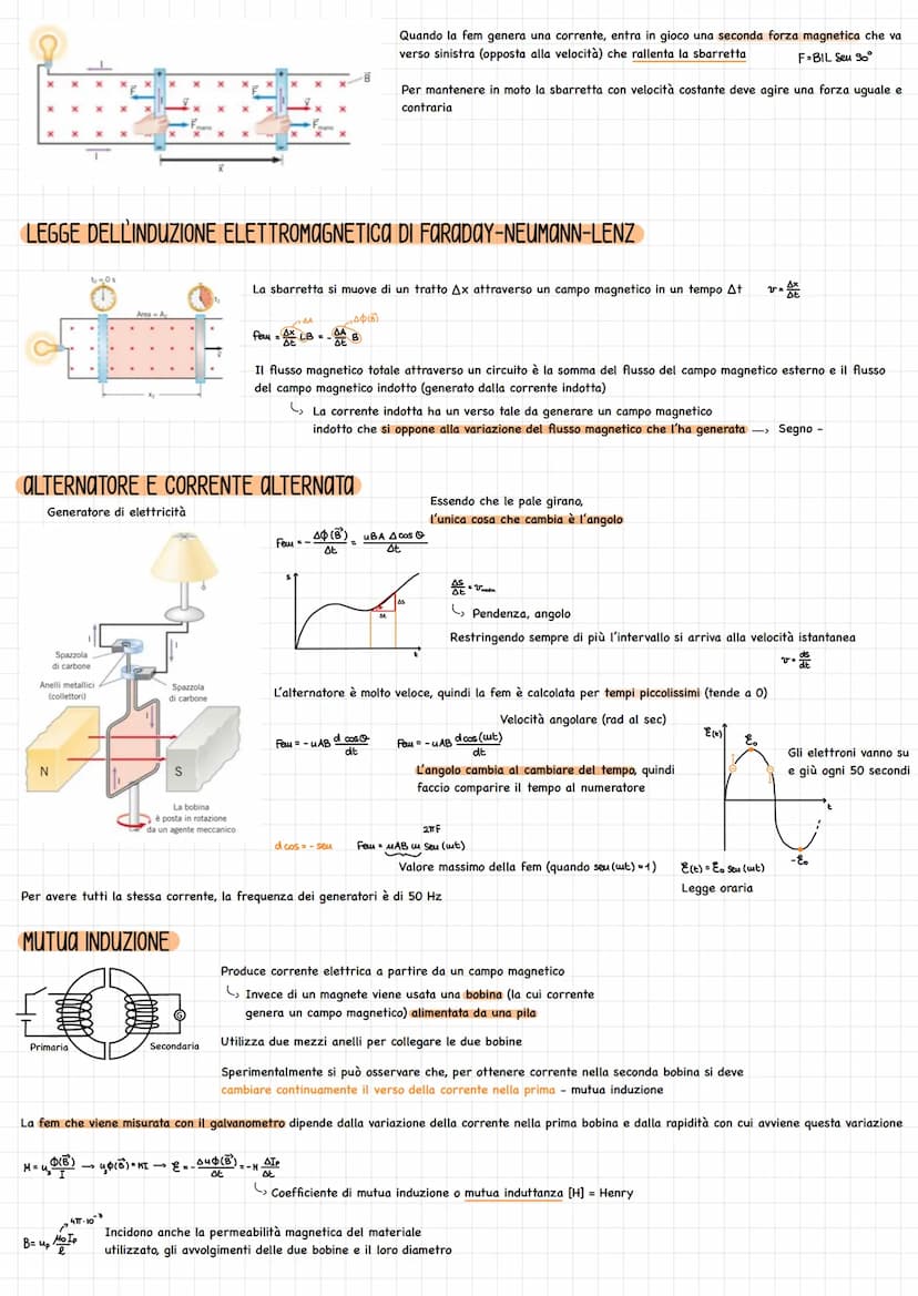 FORZA ELETTROMAGNETICA INDOTTA E CORRENTI INDOTTE
Induzione elettromagnetica
Un campo magnetico può generare una corrente
Calamita
Amperomet