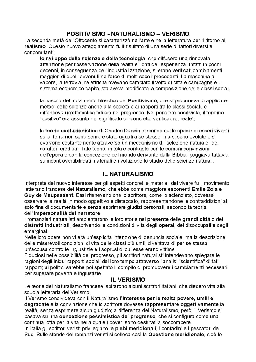 ottocento letterario