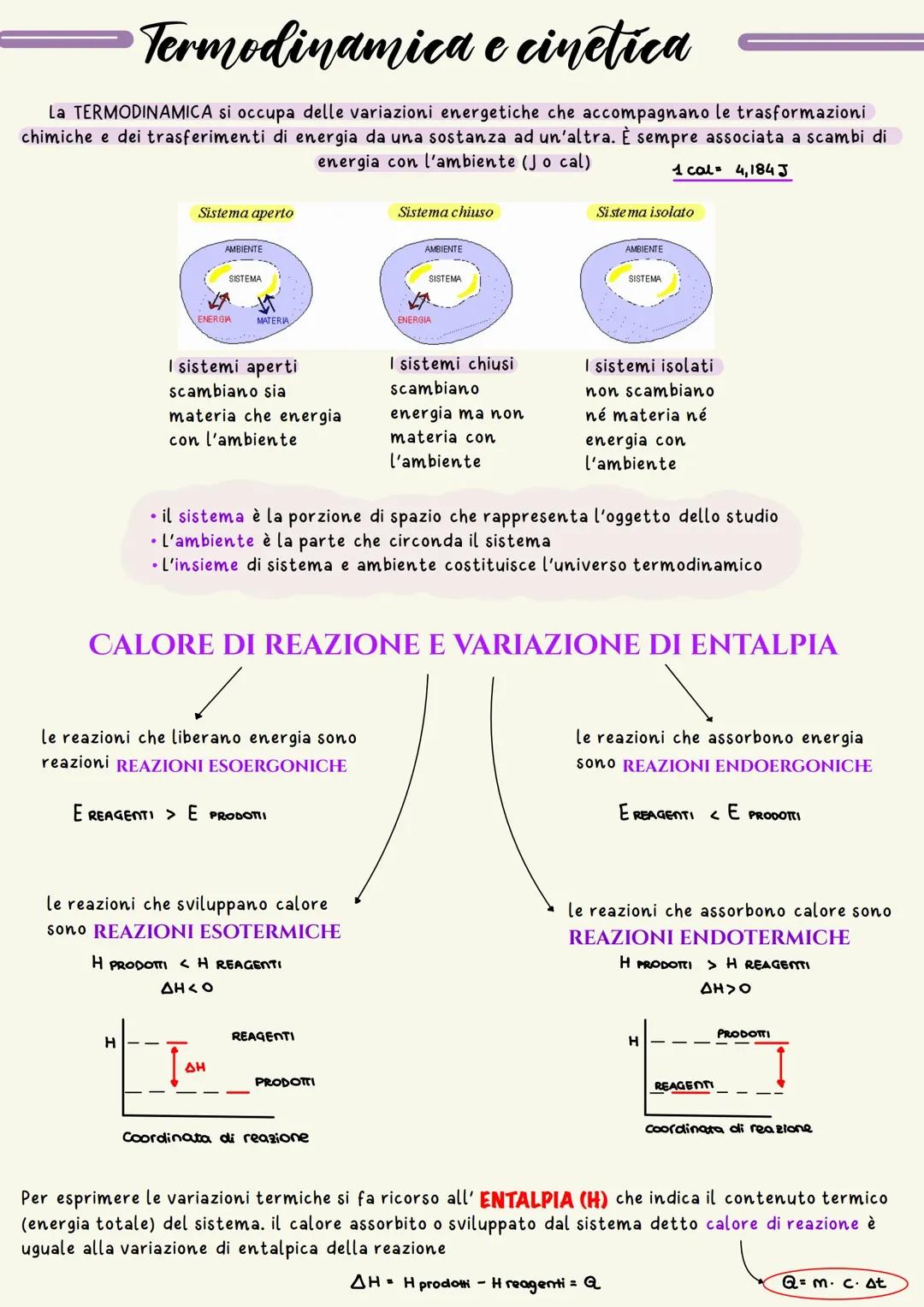 termodinamica e cinetica