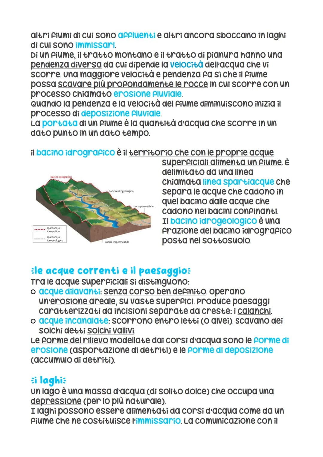 -L'idroegera marina-
il ciclo dell'acqua:
L'acqua passa continuamente da uno stato all'altro (tra oceani
e mari, atmosfera, terre emerse) se