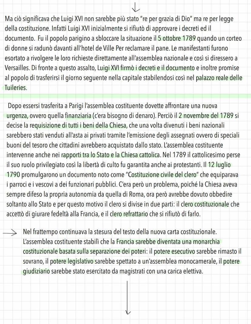 Rivoluzione Francese
Per tutto il settecento, la Francia era stata protagonista sul piano europeo, cercando di imporre il
proprio primato su