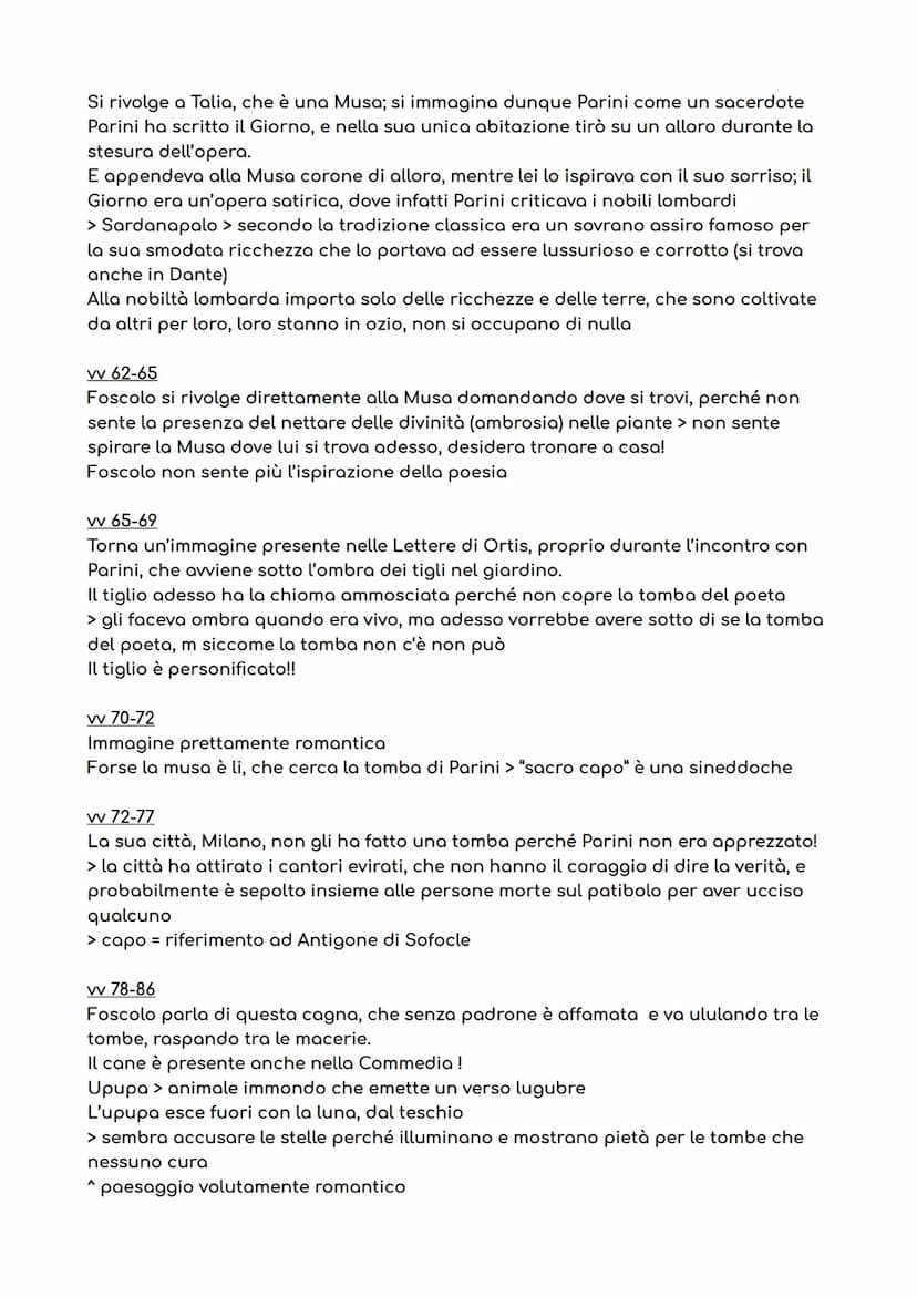 DEI SEPOLCRI
Foscolo scrive "Dei Sepolcri" in occasione dell'editto Napoleonico di Saint-Cloud;
Con questo Editto si imponevano le sepolture