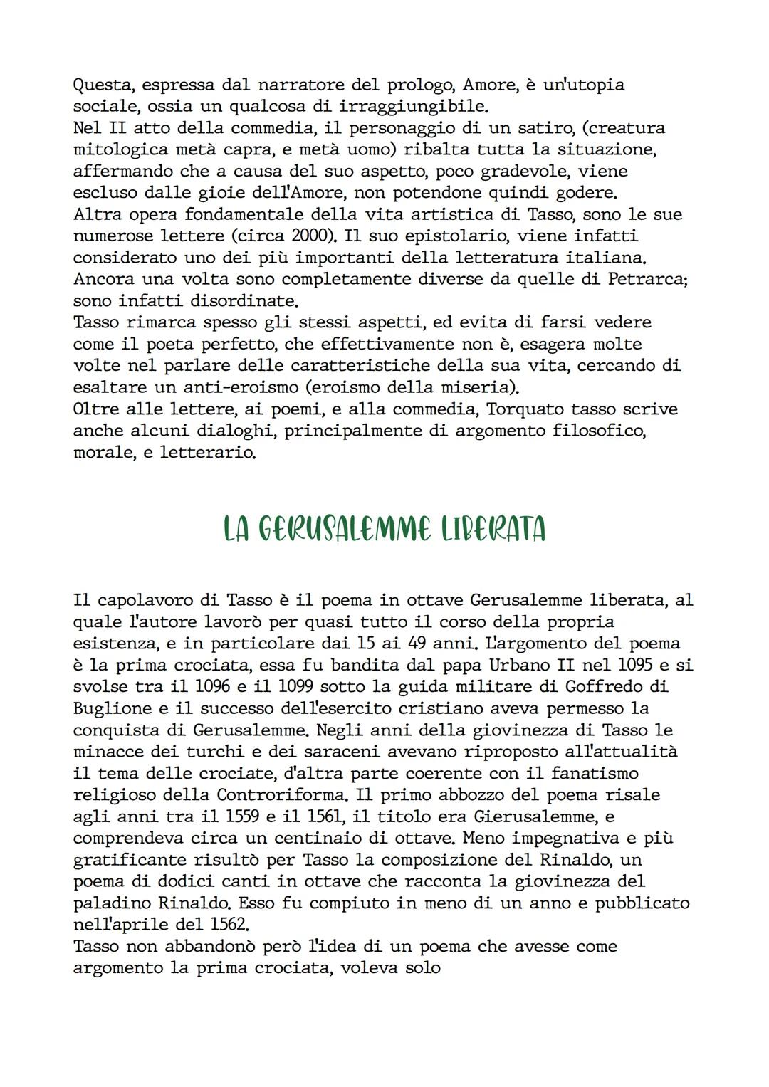 TORQUATO TASSO
Torquato Tasso nasce a Sorrento l'11 marzo del 1544.
Sin da piccolo Torquato viene spesso obbligato a seguire il padre
nei su