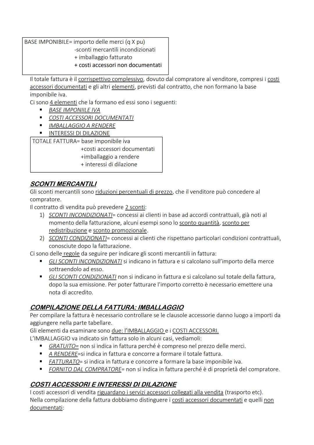 DOCUMENTI DELLA COMPRAVENDITA:
Durante la compravendita il venditore e il compratore, si scambiano numerosi documenti, il più
importante di 