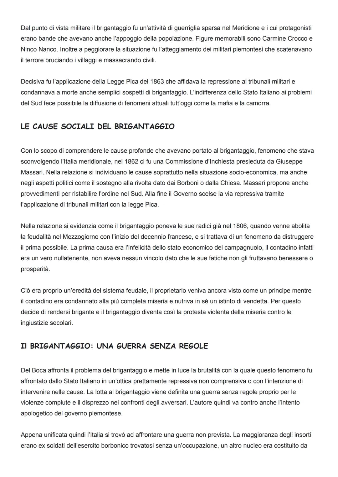 L'ITALIA NELL'ETÀ DELLA DESTRA E DELLA SINISTRA
STORICA
L'EREDITÀ DEGLI STATI PREUNITARI
L'Italia, un paese arretrato - La sfida che il nuov