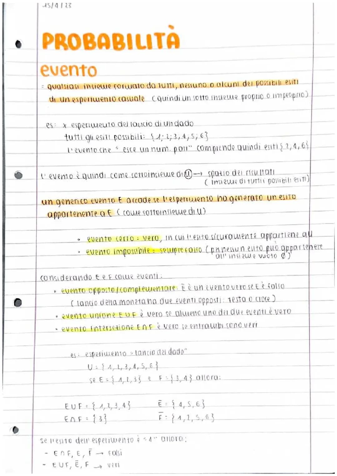 probabilità, statistica, calcolo combinatorio