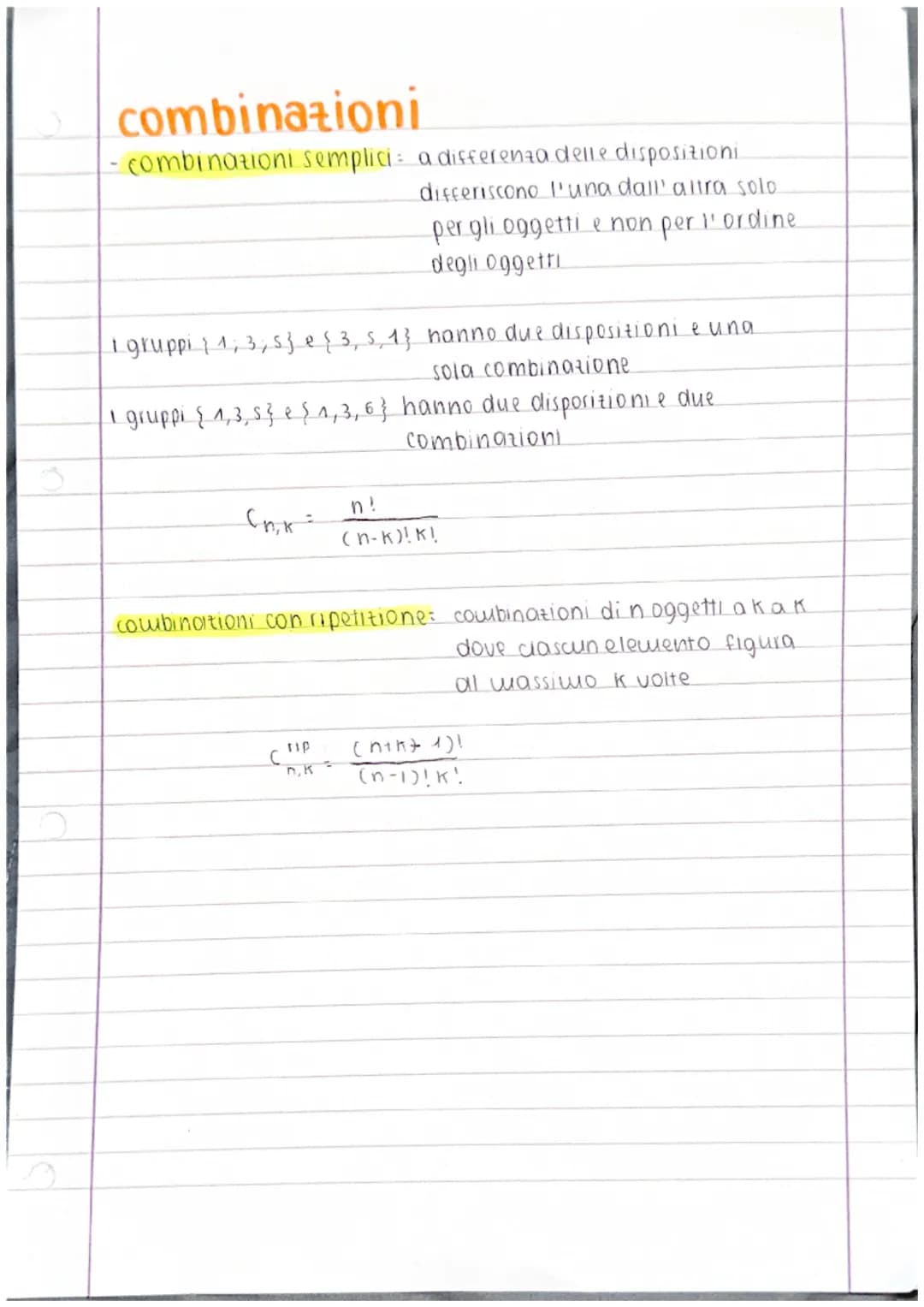 45/4/23
• PROBABILITÀ
evento
= qualsiasi insiewe formato da tutti, nessuno o alcuni del possibili esiti
di un esperimento casuale (quindi un