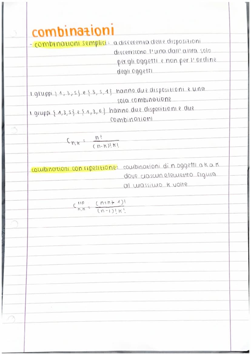 45/4/23
• PROBABILITÀ
evento
= qualsiasi insiewe formato da tutti, nessuno o alcuni del possibili esiti
di un esperimento casuale (quindi un