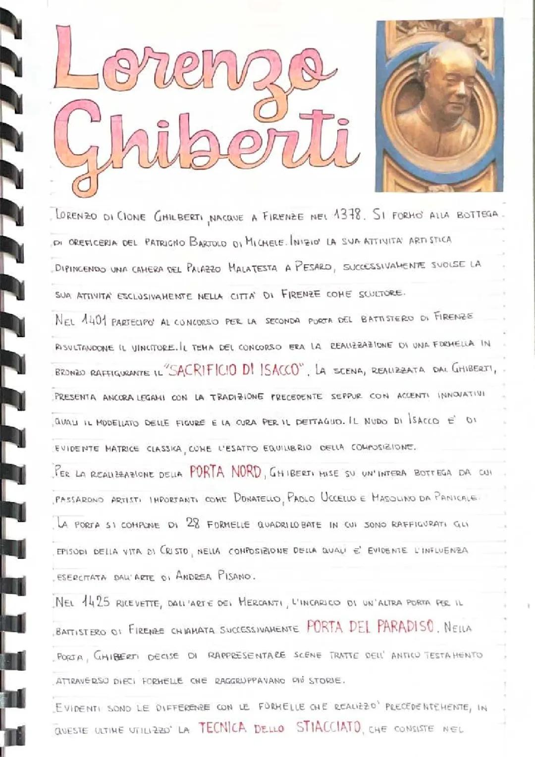 La vita è la Formella di Lorenzo Ghiberti