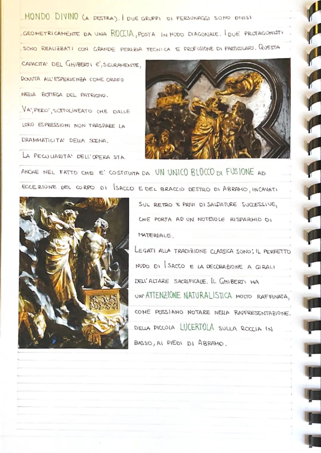 Lorenzo
Ghiberti
LORENZO DI CIONE GHILBERTI, NACQUE A FIRENZE NEL 1378. SI FORHO' ALLA BOTTEGA.
DI OREFICERIA DEL PATRIGNO BARTOLO DI MICHEL