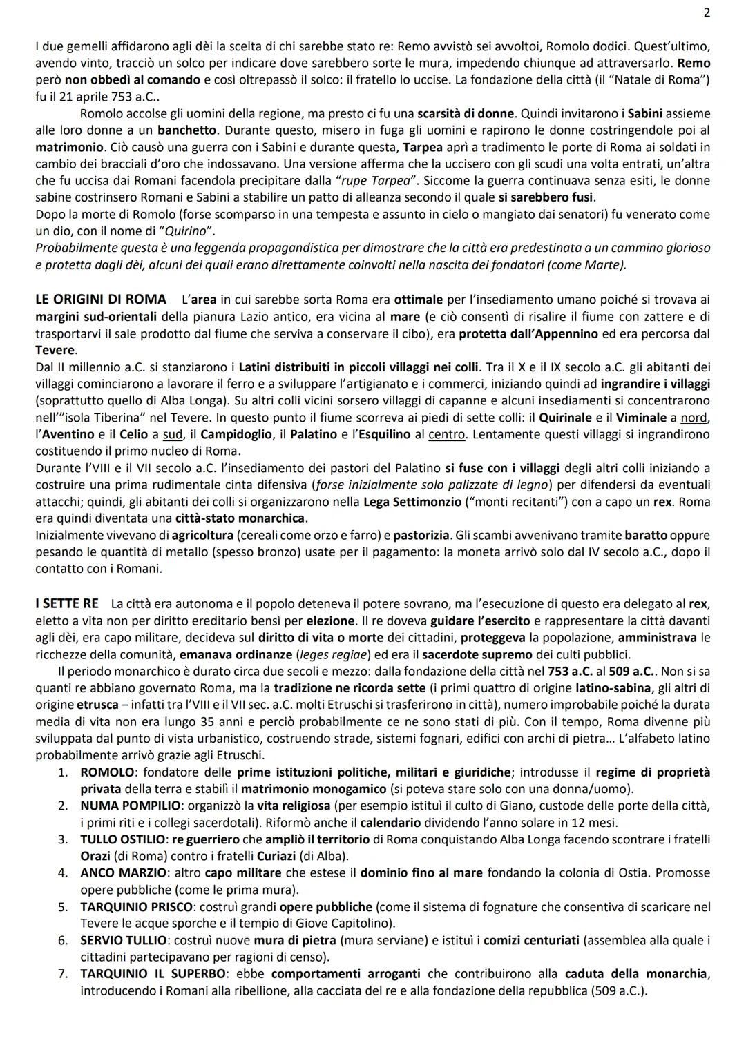 STORIA
ETRUSCHI E ROMA
1
GLI ETRUSCHI La società etrusca è quella più evoluta prima di Roma, ma le sue origini sono ancora quasi del tutto
s