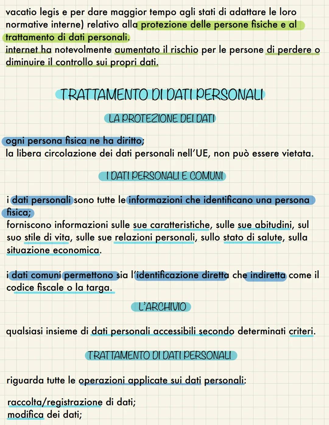diritto
privacy
il diritto alla privacy è un nuovo diritto della personalità.
12/11/2022
IL DIRITTO ALLA RISERVATEZZA E LA COSTITUZIONE
il d