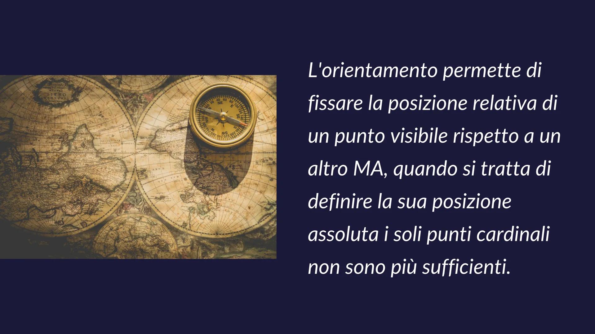 GLI STRUMENTI
DEL
GEOGRAFO
↑ |||
↑
L'ORIENTAMENTO CHE COSA VUOL DIRE ORIENTARSI?
Depart
STERO
1
M
NE
MS
ORIENTARSI = "volgersi
verso Oriente