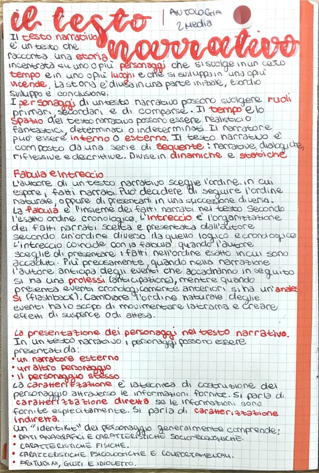 il
testo
Il testo narrativo
e un testo che
racconta una storia!
incentrata su uno o più personaggi che si svolge in un certo
tempo e in uno 