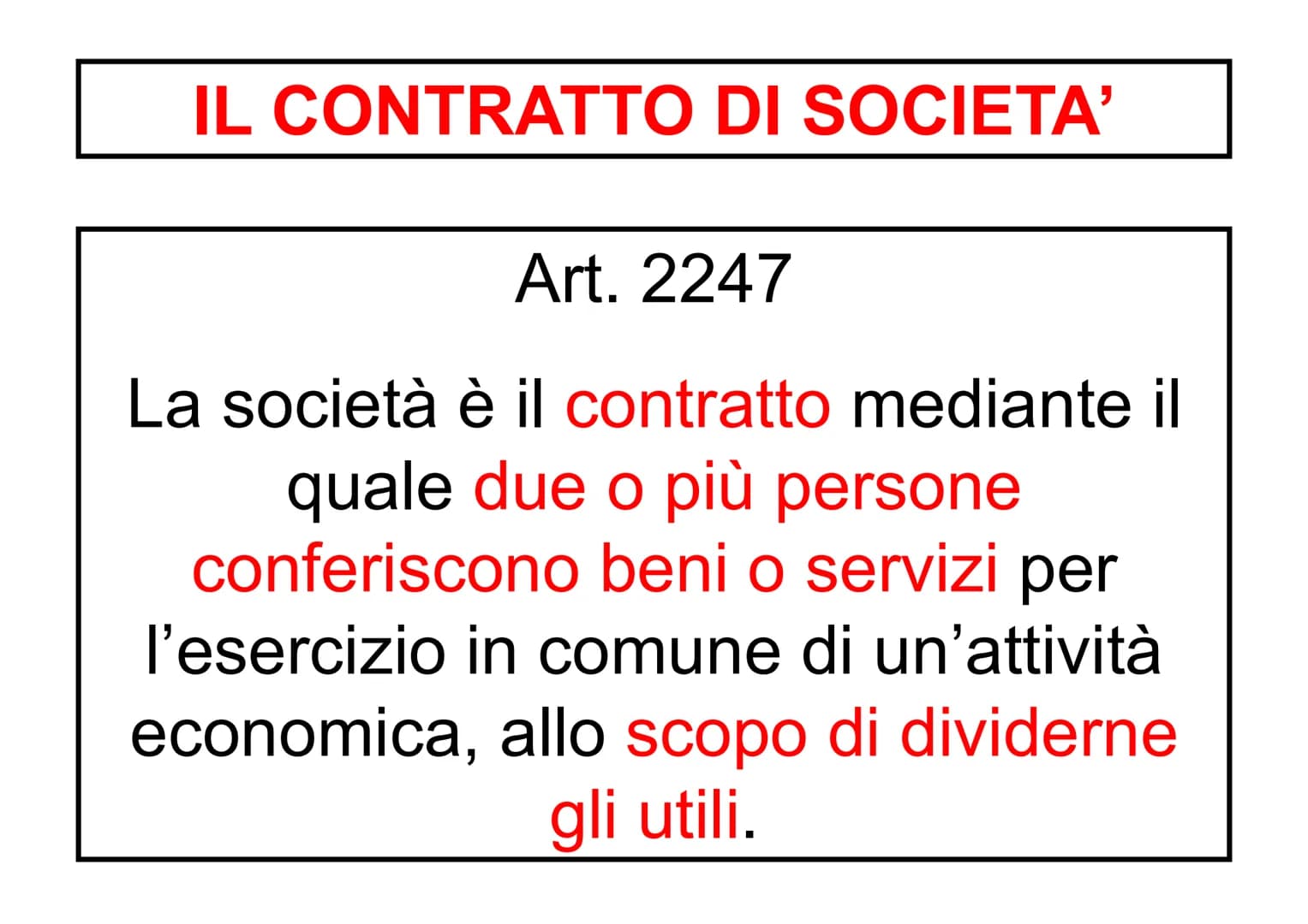LA SOCIETA' FORME DI IMPRESA
IMPRESA INDIVIDUALE
MPRENDITORE: ART. 2082 C.C.
E' COLUI CHE ESERCITA PROFESSIONALMENTE UN'ATTIVITA' ECONOMICA
