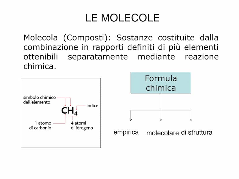 L'ATOMO L'ATOMO
Elemento: Sostanza che non può essere
scissa in altre sostanze più semplici mediante
reazioni chimiche.
Particella
elettrone