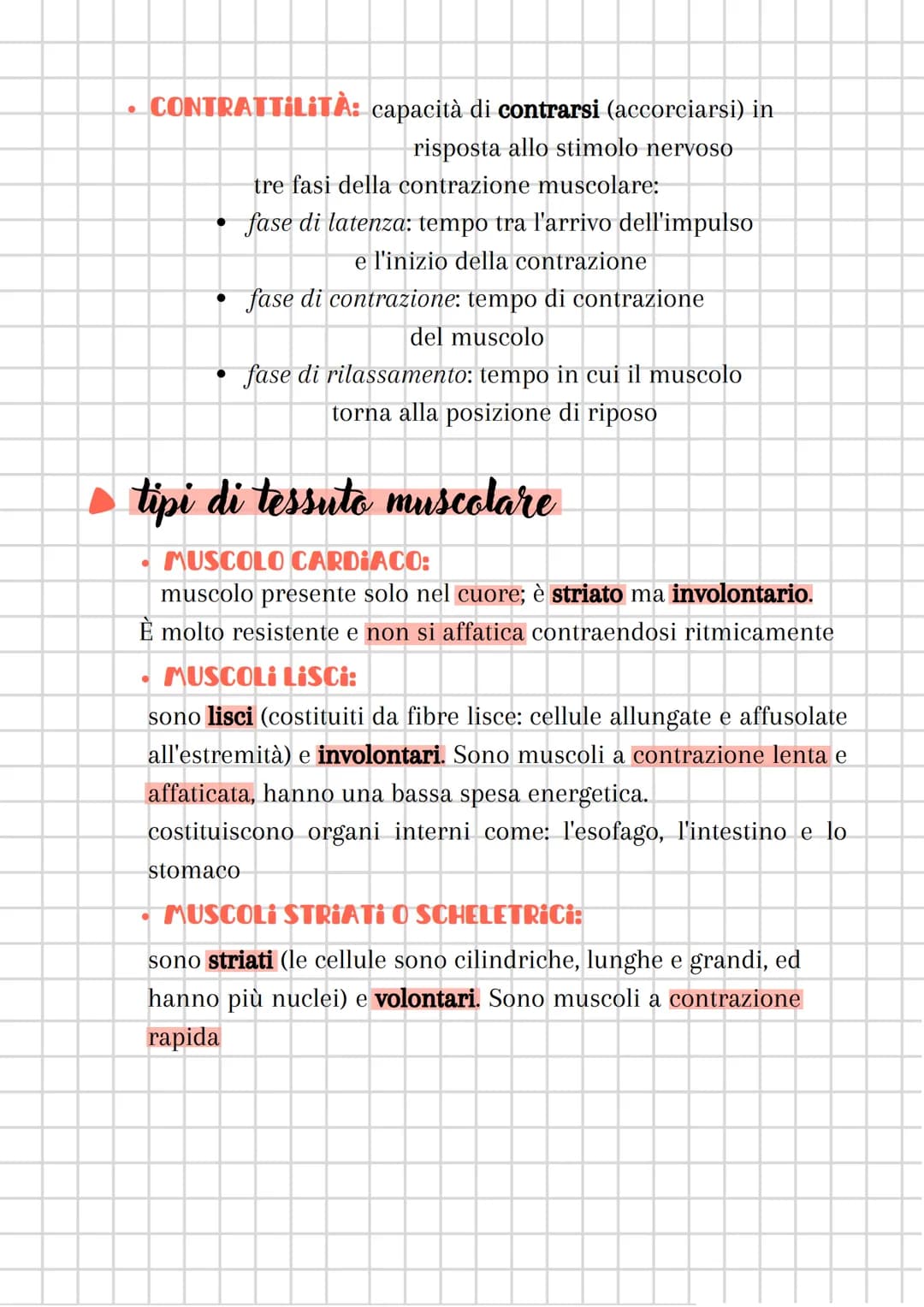 il sistema muscolare
●
è costituito dall'insieme dei MUSCOLI
sistema muscolare + sistema nervoso
componente attiva dell'apparato locomotore
