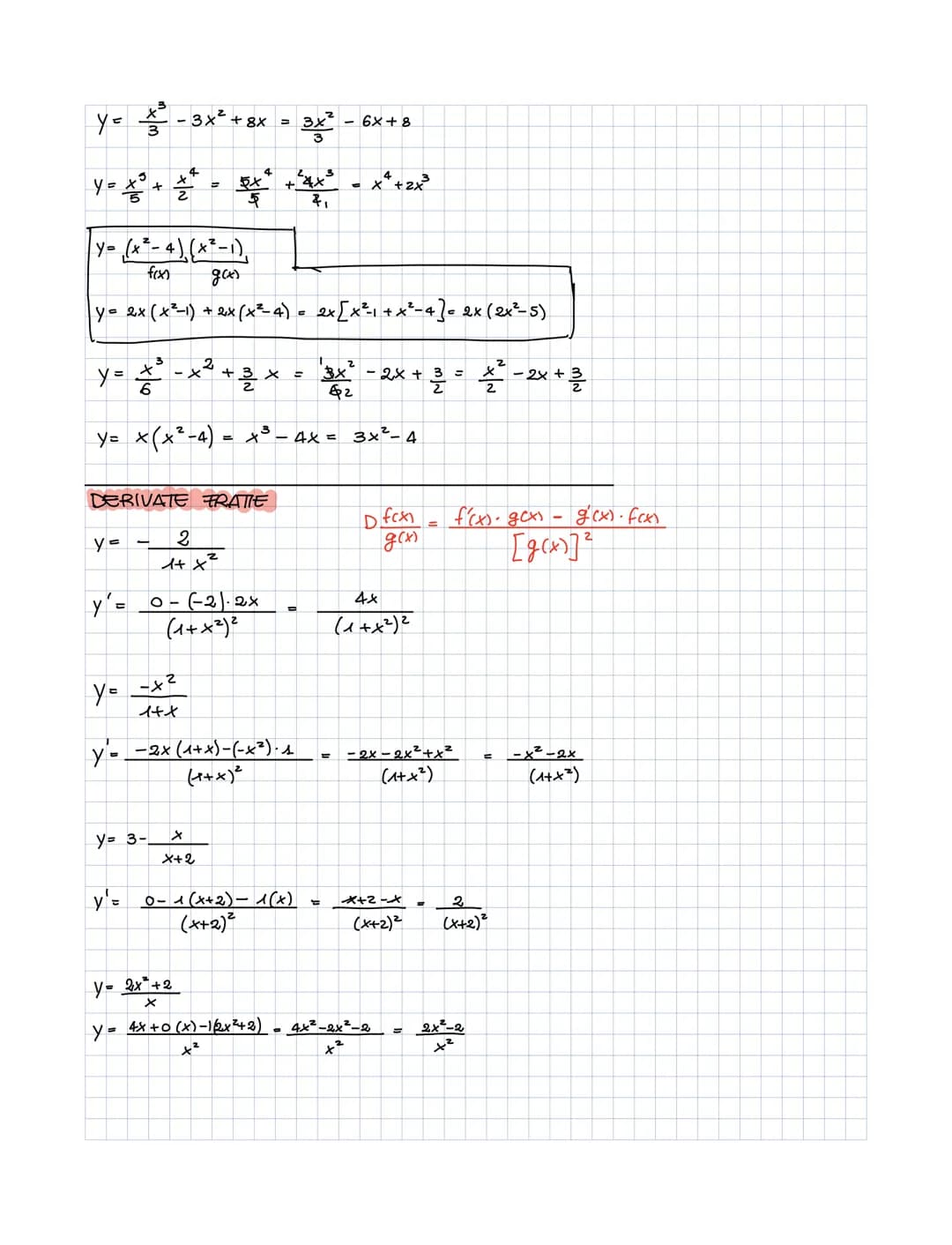 
<p>Derivatives are a fundamental concept in calculus, and they are used to describe the rate at which a function is changing at a given poi