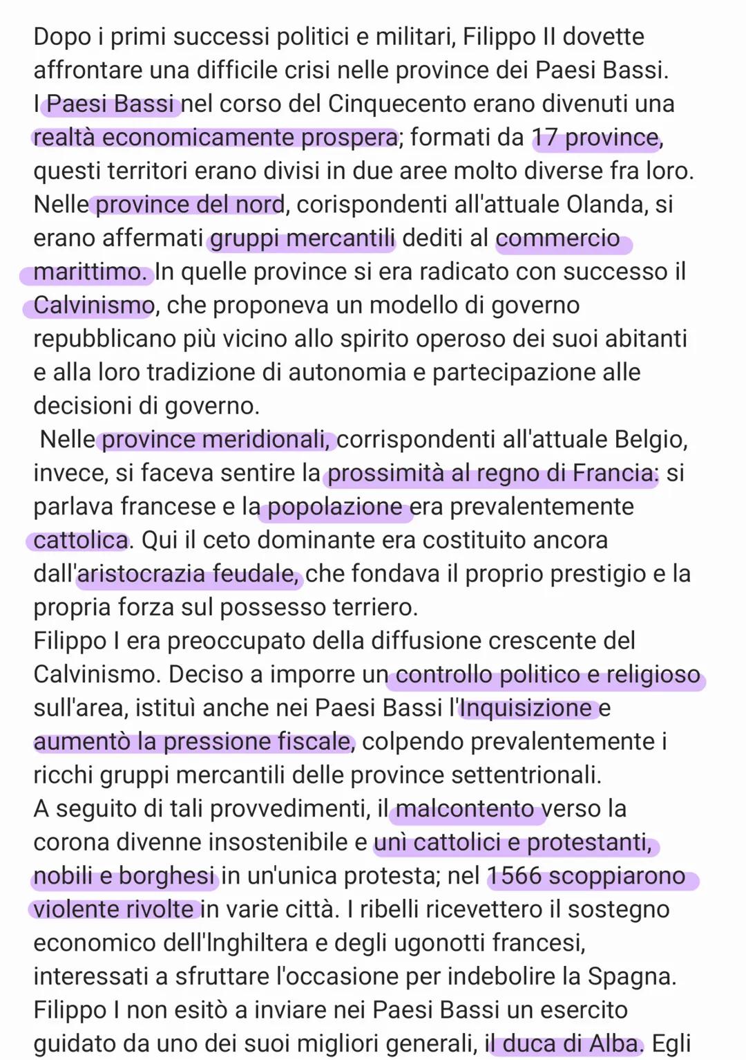 Le guerre di religione e i nuovi equilibri tra le potenze
La Spagna di Filippo II
Nel 1556 l'imperatore Carlo V d'Asburgo aveva abdicato e
d