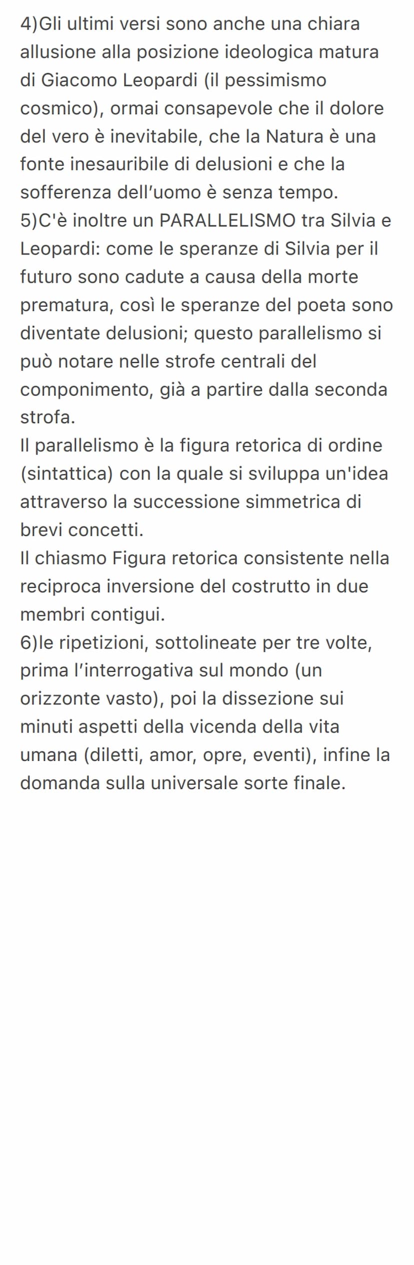 A Silvia
È una delle poesie più note di Leopardi e
inaugura una nuova poesia e fa parte dei
canti posano recanatesi e appartengono
alla seco