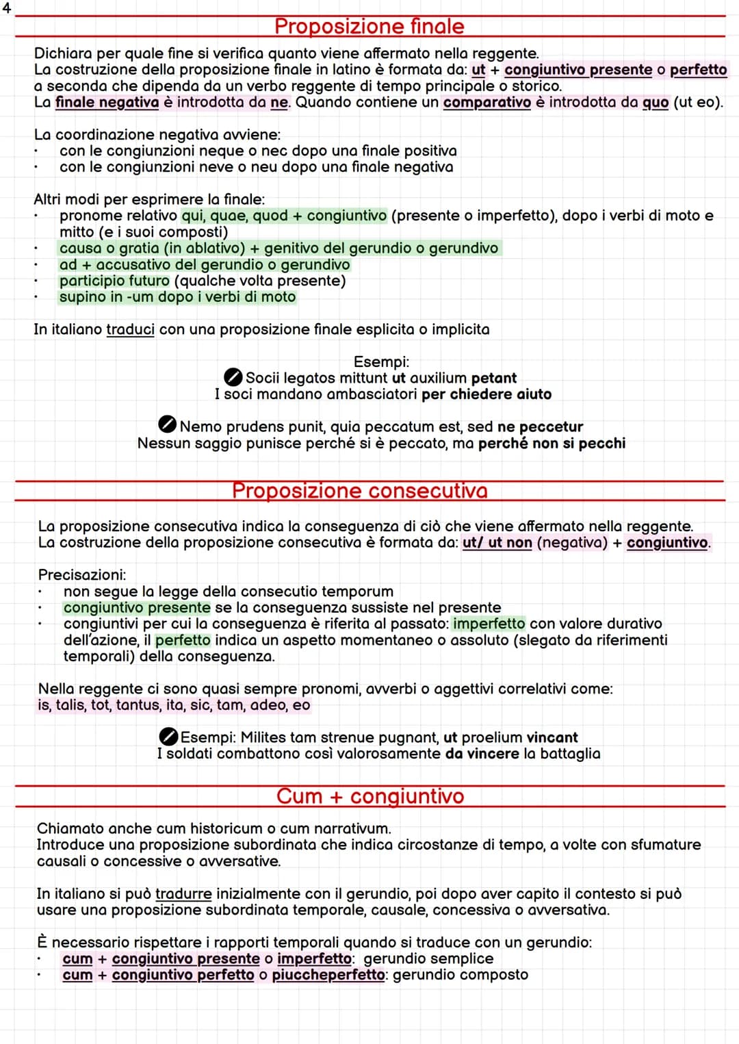 Morfosintassi latino
Perifrastica attiva
Gerundio
Gerundivo
Perifrastica passiva
Ablativo assoluto
Proposizioni infinitive
Proposizione fina