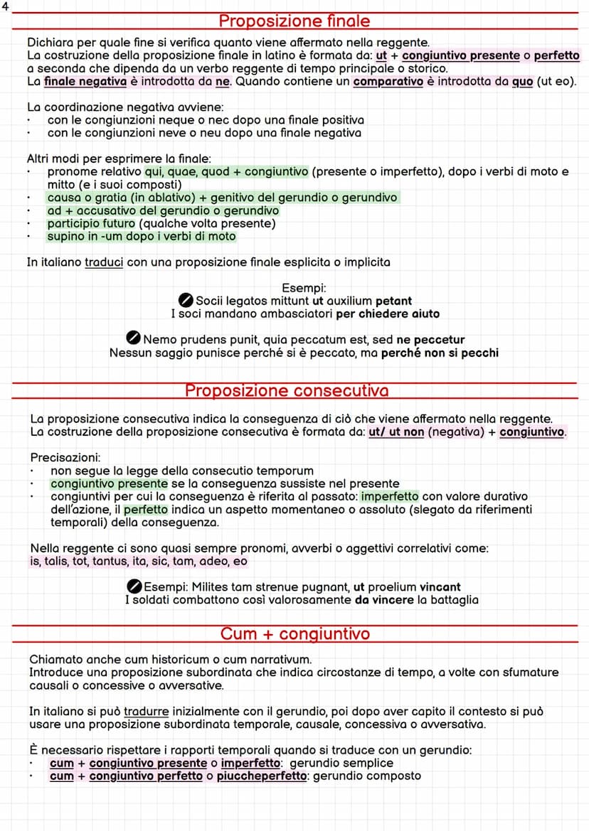 Morfosintassi latino
Perifrastica attiva
Gerundio
Gerundivo
Perifrastica passiva
Ablativo assoluto
Proposizioni infinitive
Proposizione fina