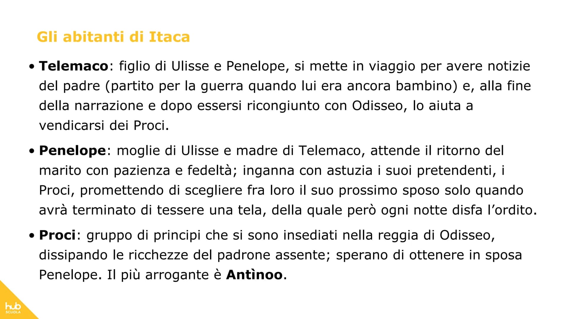 hub
SCUOLA
L'Odissea
500
OC hub
SCUOLA
IL TACCUINO DI
L'Odissea è il più recente
poema epico attribuito a
Omero.
Il poema è costituito da 24
