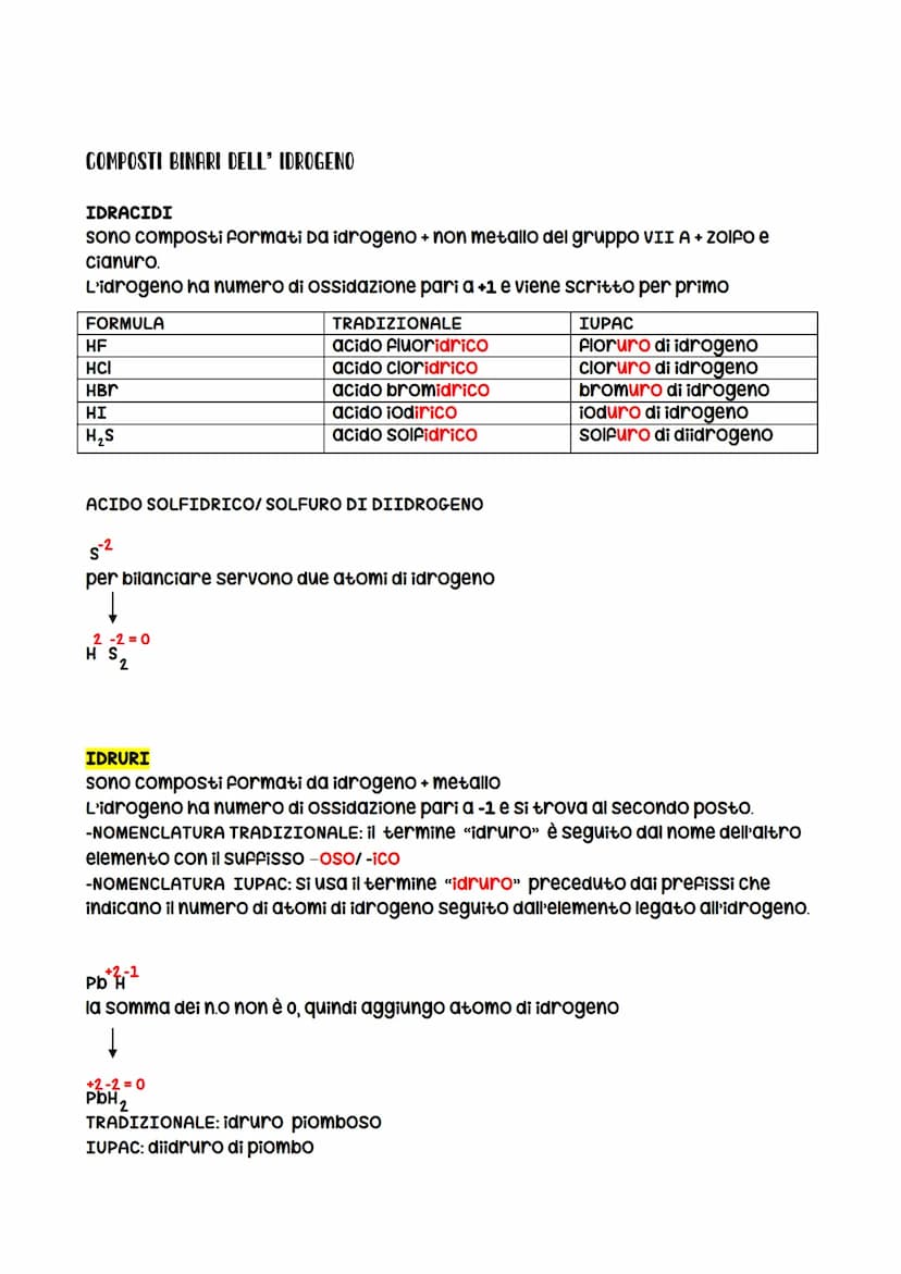 Esistono diversi sistemi di nomenclatura:
-la nomenclatura TRADIZIONALE è basata principalmente sulla divisione degli
elementi in metalli e 