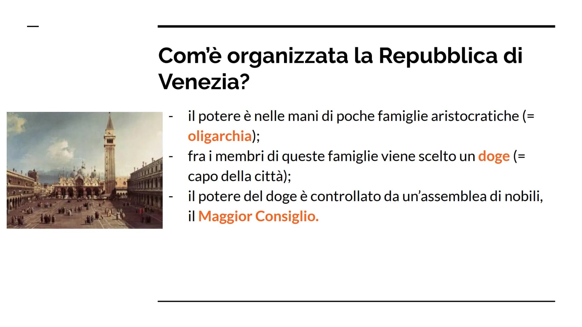 L'Italia degli
Stati regionali
Capitolo 15 La nascita delle Signorie
Poiché nei Comuni sono nati dei conflitti interni e gli organi di
gover