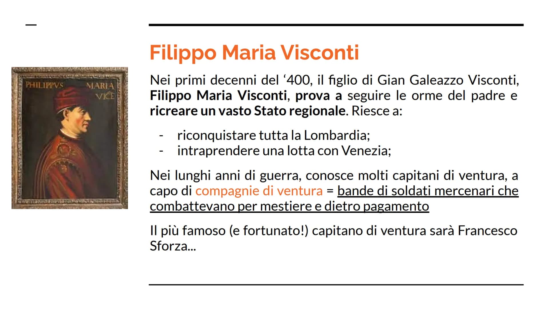 L'Italia degli
Stati regionali
Capitolo 15 La nascita delle Signorie
Poiché nei Comuni sono nati dei conflitti interni e gli organi di
gover