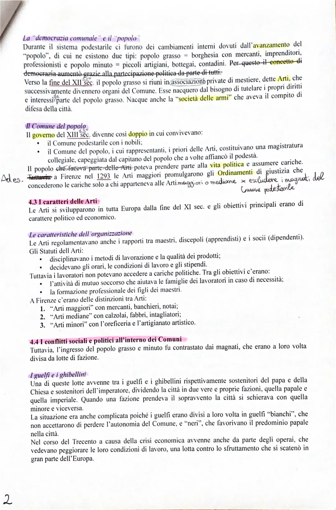 Alice De Rosa
Storia
I COMUNI
4.1 La nascita dei comuni
Il Comune nacque nel XI sec. nelle città dell'Italia centro-settentrionale su esigen