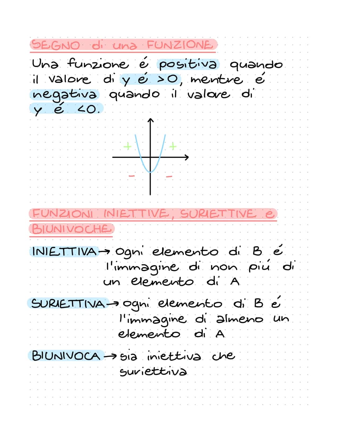 Funzioni
Es x = anno
y = n° di abitanti
ANNIE
Una funzione associa ad ogni
uno e un solo
elemento x
elemento y
f=
=A÷B
·↓.
dominio codominio