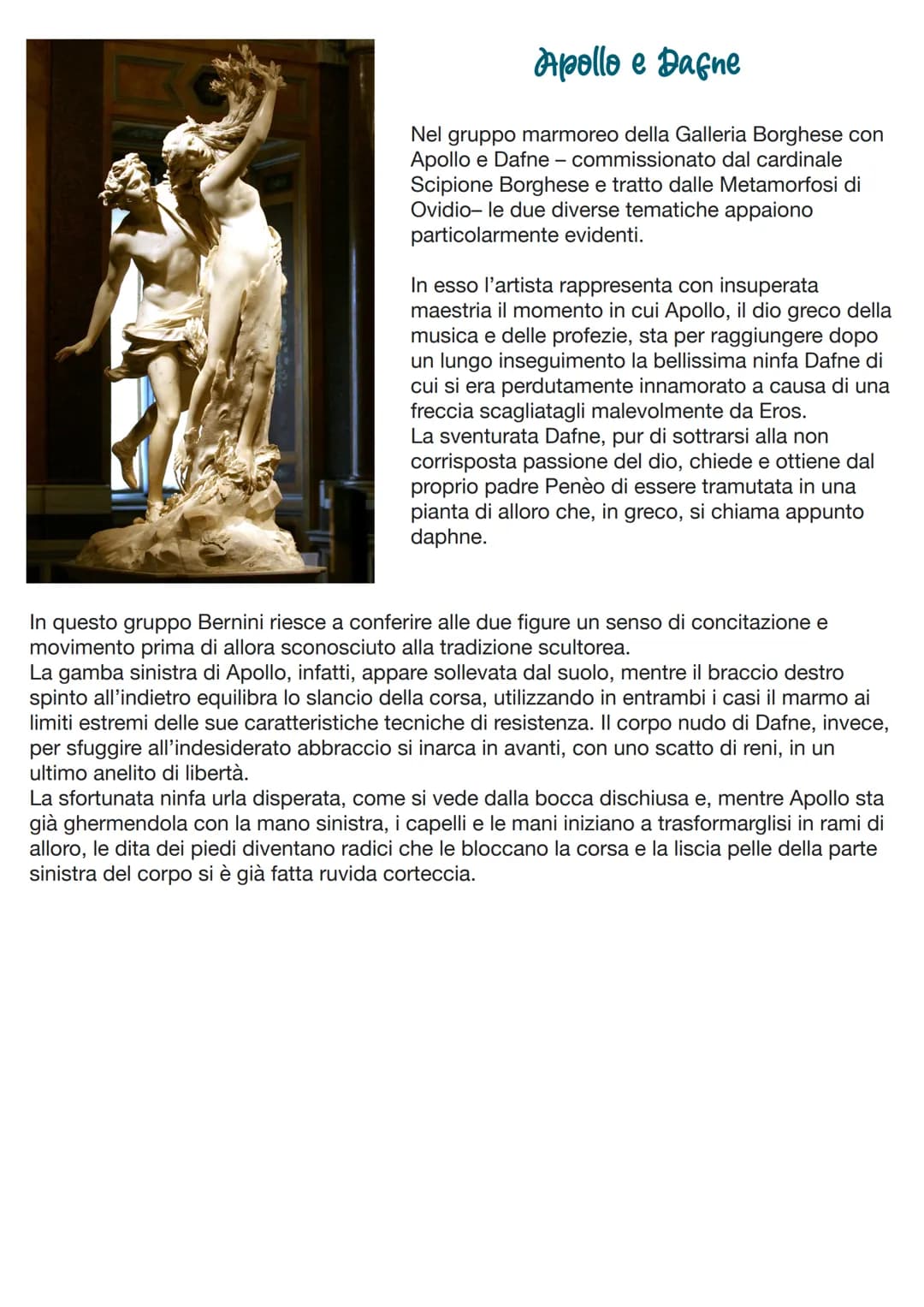 Gian Lorenzo Bernini
Figlio di Pietro Bernini, un modesto scultore di Sesto Fiorentino (Firenze), Gian Lorenzo
nasce a Napoli nel 1598, dove