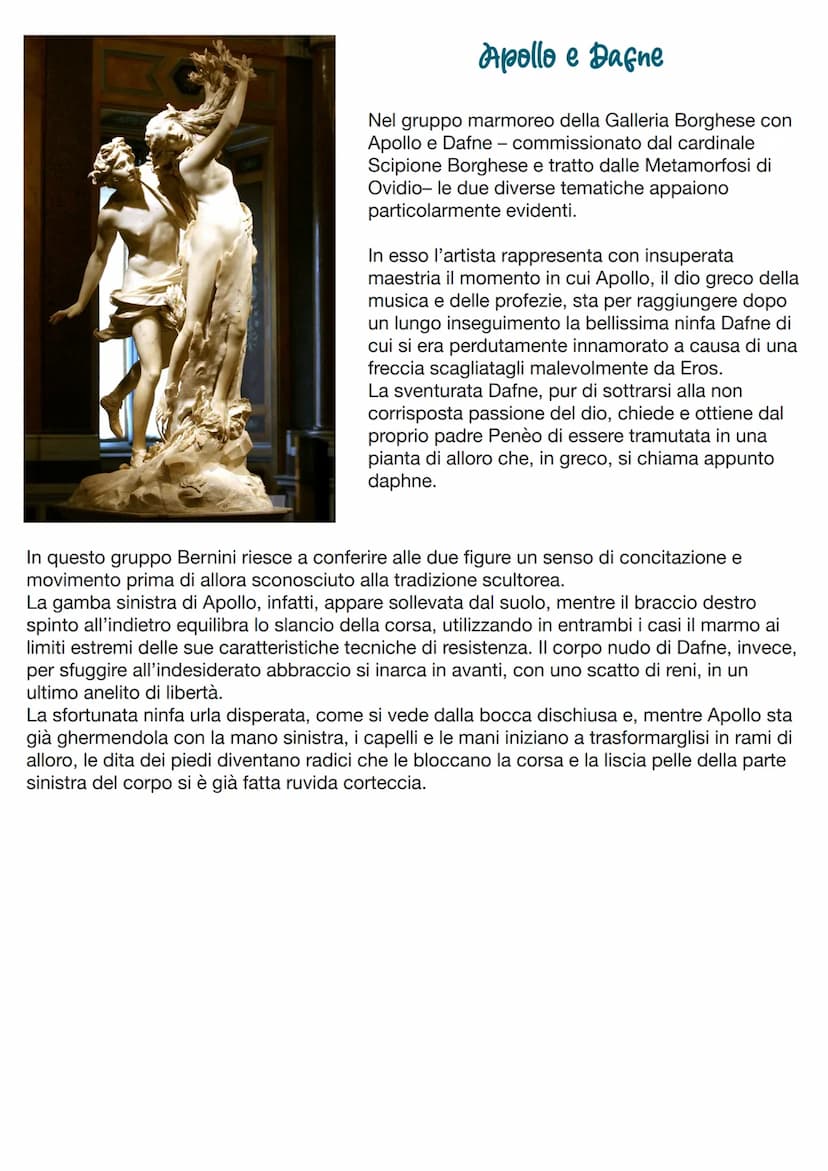 Gian Lorenzo Bernini
Figlio di Pietro Bernini, un modesto scultore di Sesto Fiorentino (Firenze), Gian Lorenzo
nasce a Napoli nel 1598, dove