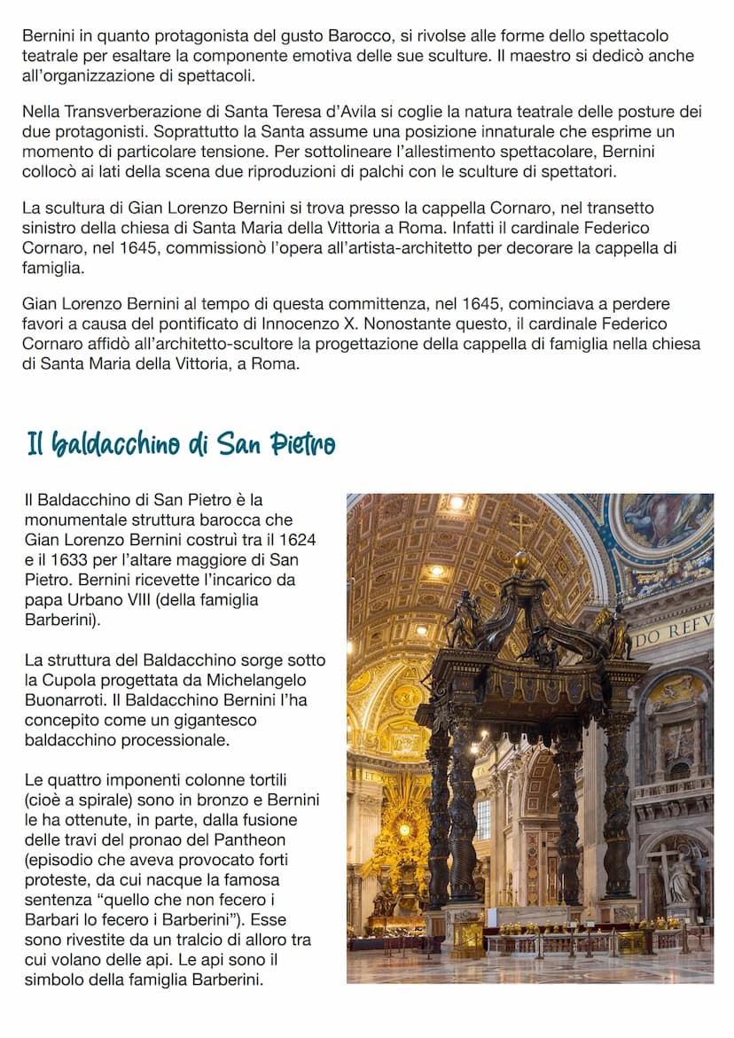 Gian Lorenzo Bernini
Figlio di Pietro Bernini, un modesto scultore di Sesto Fiorentino (Firenze), Gian Lorenzo
nasce a Napoli nel 1598, dove