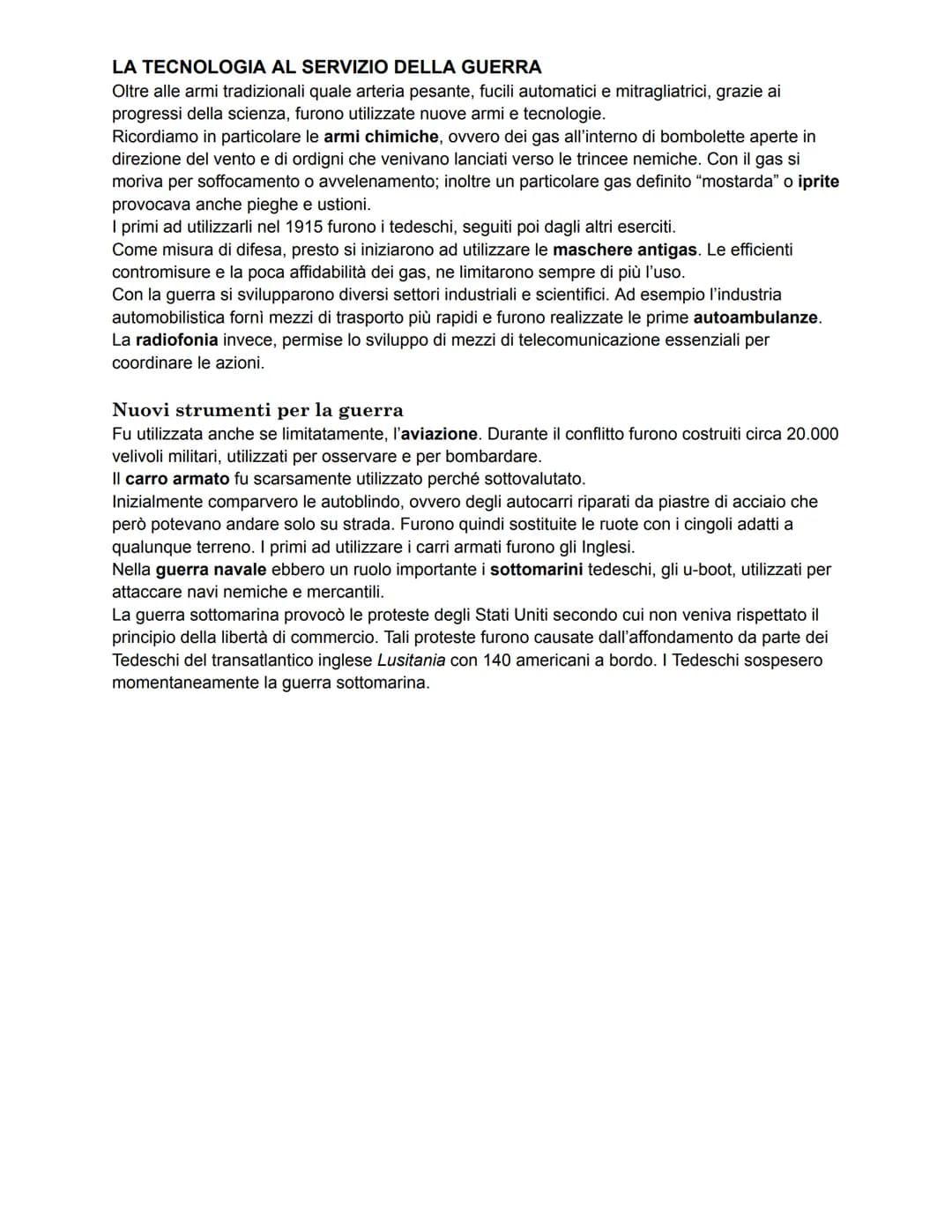 LA PRIMA GUERRA MONDIALE
La prima guerra mondiale (1914-18), ebbe varie cause di carattere politico, economico,
militare e socioculturale.
L
