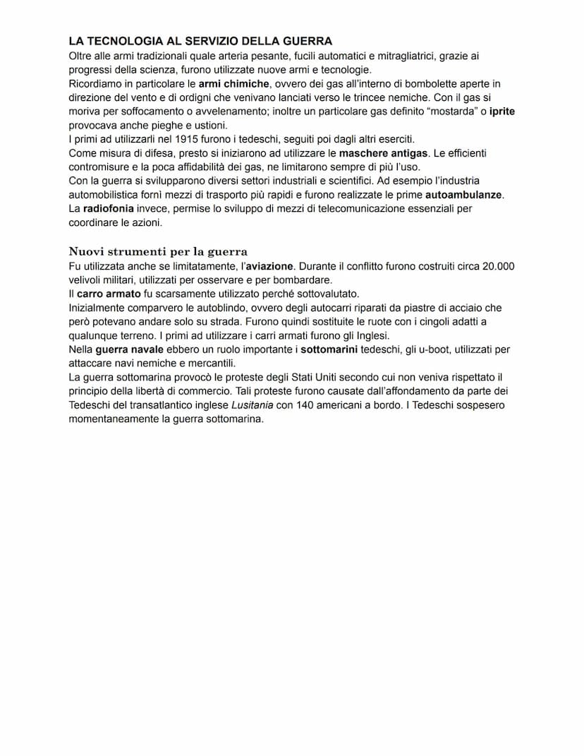 LA PRIMA GUERRA MONDIALE
La prima guerra mondiale (1914-18), ebbe varie cause di carattere politico, economico,
militare e socioculturale.
L
