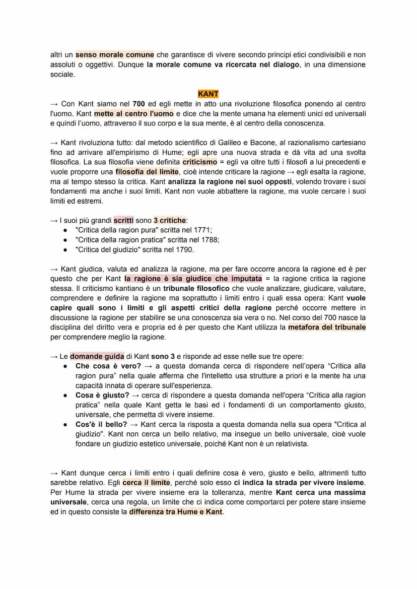 ILLUMINISMO
→ è un movimento culturale che abbraccia saperi e discipline diverse e anche in filosofia
questo periodo è molto influente. Il m